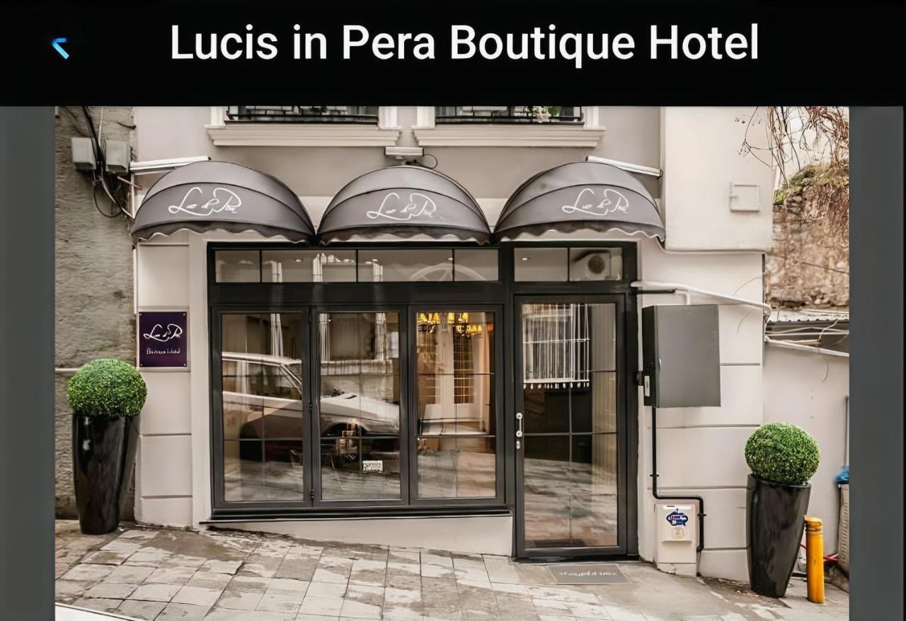 Lucis In Pera Boutique Hotel Istanbul Eksteriør bilde
