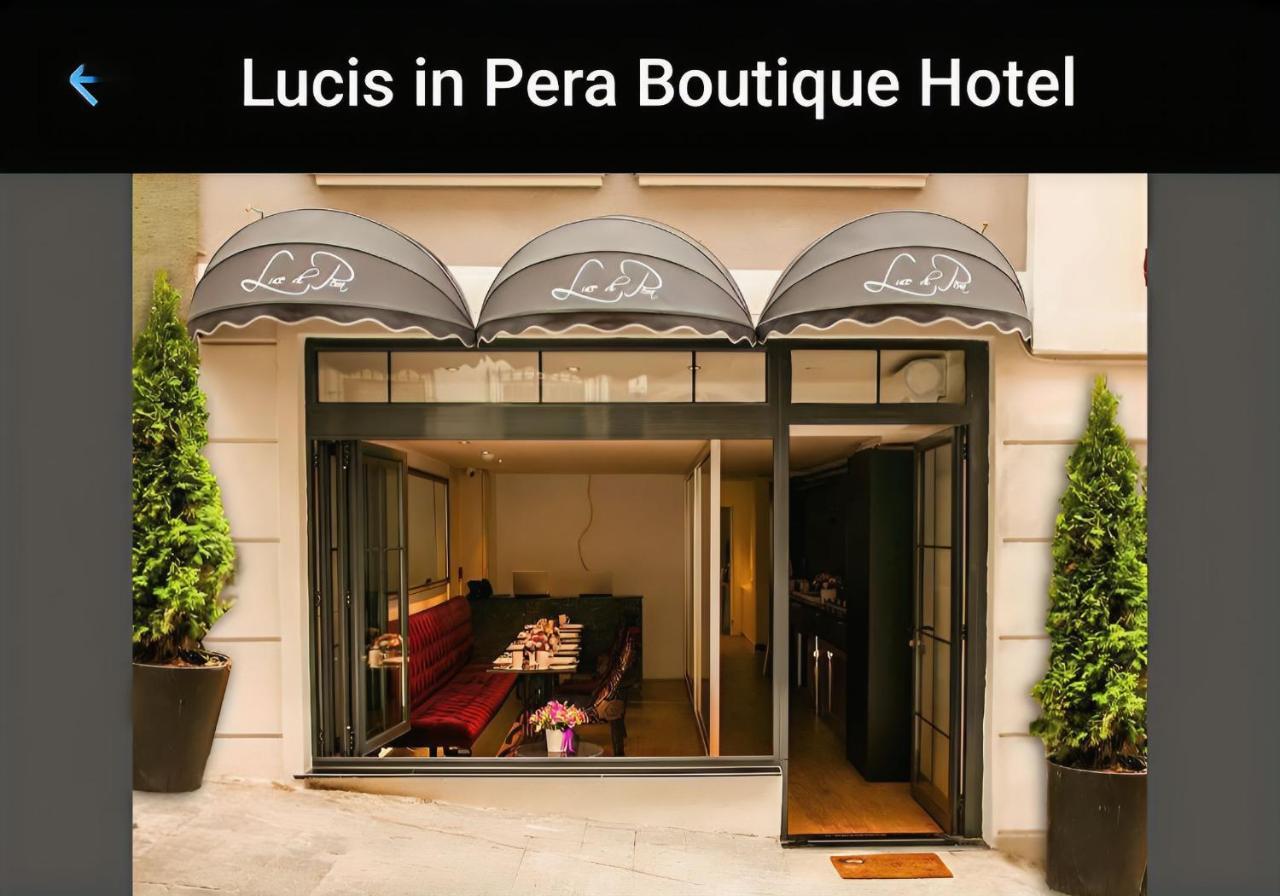 Lucis In Pera Boutique Hotel Istanbul Eksteriør bilde